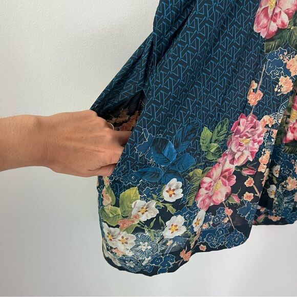 Johnny Was Cardi Timmie Print Floral Kimono Top NEW Plus Size 2X - Picture 7 of 11